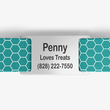 closeup of nameplate personalization